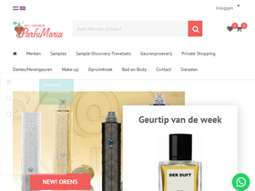 'parfumaria.com' screenshot