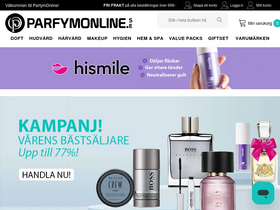 'parfymonline.se' screenshot