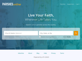 'parishesonline.com' screenshot
