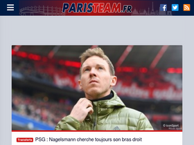 'paristeam.fr' screenshot