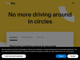'parkbee.com' screenshot