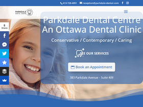 'parkdale-dental.com' screenshot