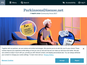 'parkinsonsdisease.net' screenshot