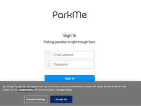 'parkme.com' screenshot