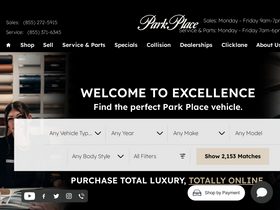 'parkplace.com' screenshot