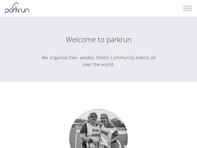 'parkrun.com' screenshot