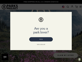 'parksproject.us' screenshot