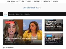 'parlamentario.com' screenshot