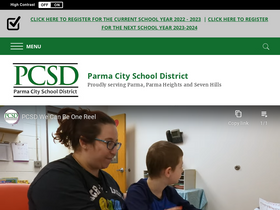 'parmacityschools.org' screenshot