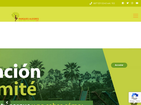 'parquesalegres.org' screenshot