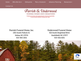 'parrishfh.com' screenshot