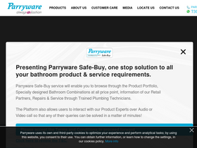 'parryware.in' screenshot