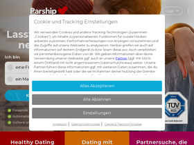 'parship.de' screenshot