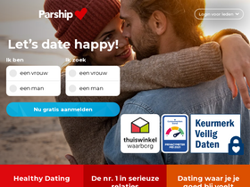 'parship.nl' screenshot