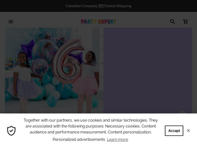 'party-expert.com' screenshot