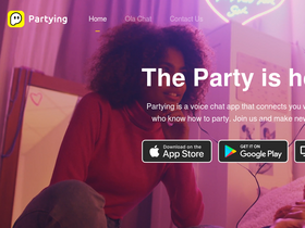 'partying.sg' screenshot