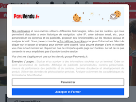 'paruvendu.fr' screenshot