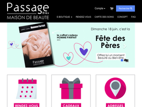 'passagebleu.com' screenshot
