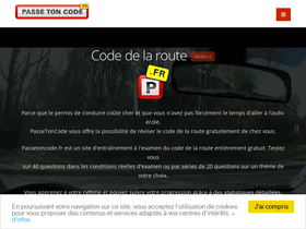 'passetoncode.fr' screenshot
