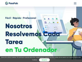 'passfab.es' screenshot