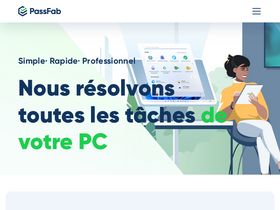 'passfab.fr' screenshot