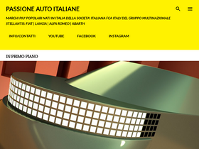 'passioneautoitaliane.com' screenshot