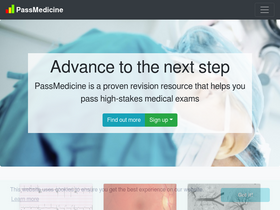 'passmedicine.com' screenshot