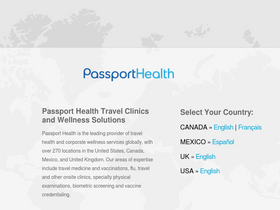 'passporthealthglobal.com' screenshot
