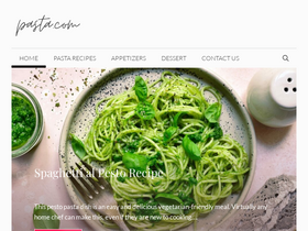'pasta.com' screenshot