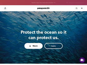'patagonia.com' screenshot