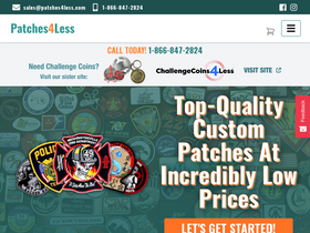 'patches4less.com' screenshot