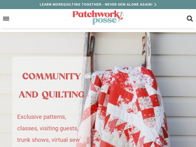 'patchworkposse.com' screenshot