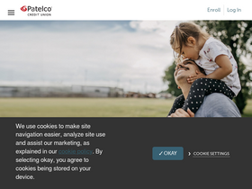 'patelco.org' screenshot