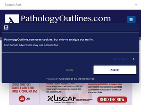 'pathologyoutlines.com' screenshot