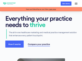 'patientpop.com' screenshot