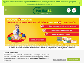 'patika24.hu' screenshot