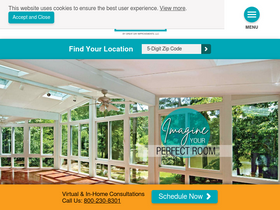 'patioenclosures.com' screenshot