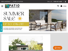 'patioproductions.com' screenshot