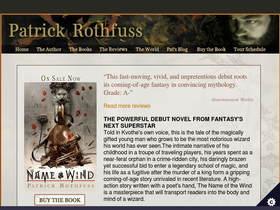 'patrickrothfuss.com' screenshot