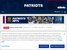 'patriots.com' screenshot