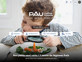 'pau.fr' screenshot