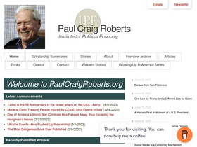 'paulcraigroberts.org' screenshot