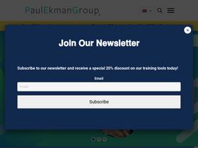 'paulekman.com' screenshot