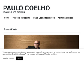 'paulocoelhoblog.com' screenshot