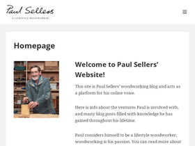 'paulsellers.com' screenshot