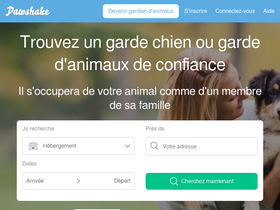 'pawshake.fr' screenshot