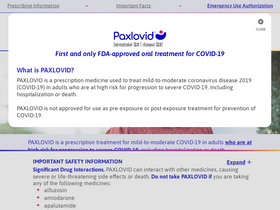 'paxlovid.com' screenshot