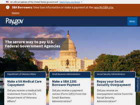 'pay.gov' screenshot