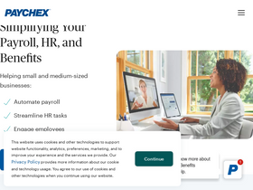'paychex.com' screenshot