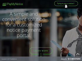 'paymynotice.com' screenshot